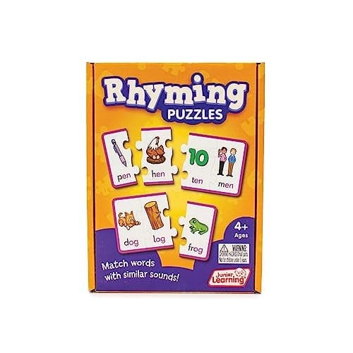 Junior Learning JL656 Rhyming Puzzles Multi