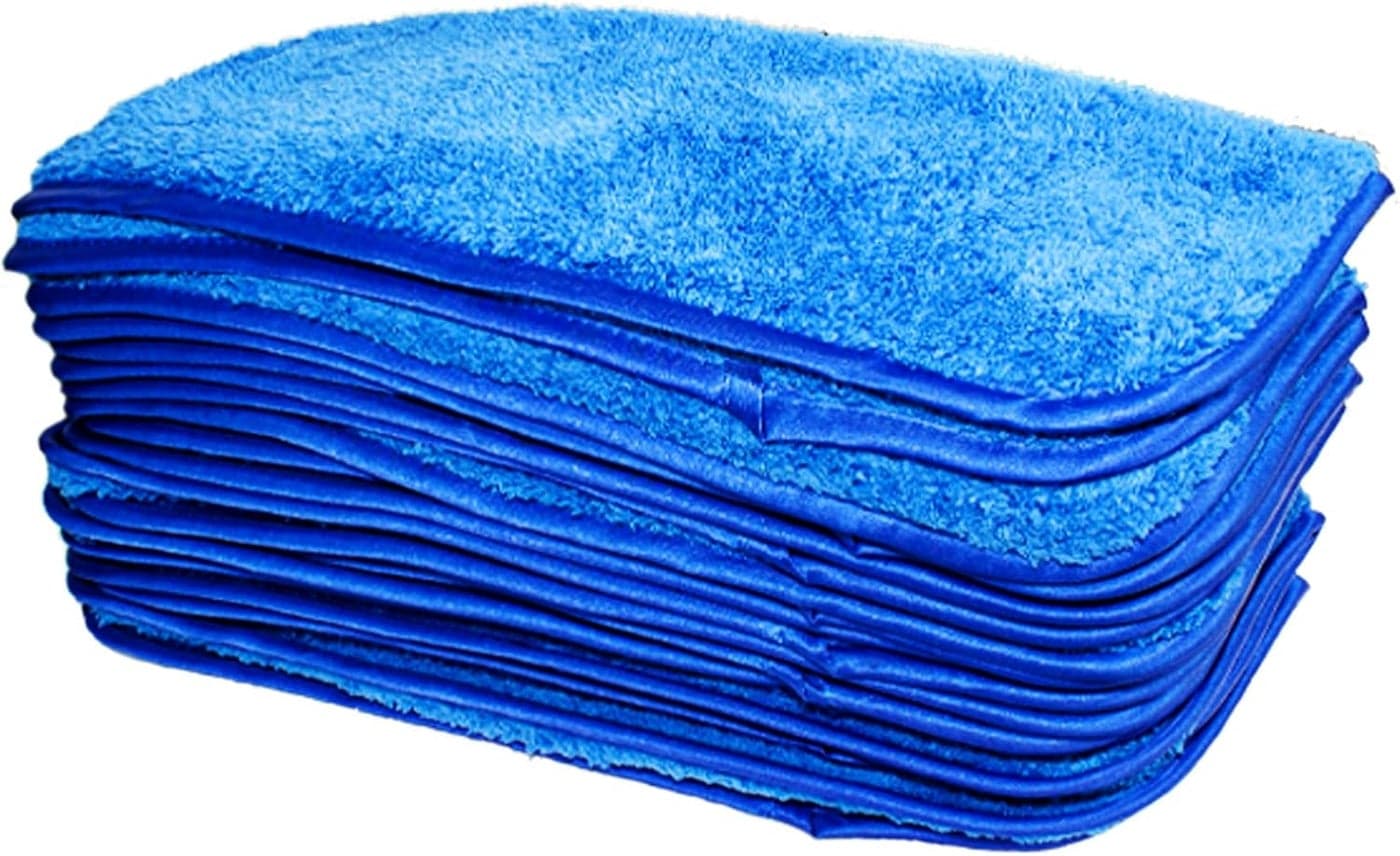 Eurow Microfiber Double Density Towels 12" X 16" 700 GSM - Pack of 10