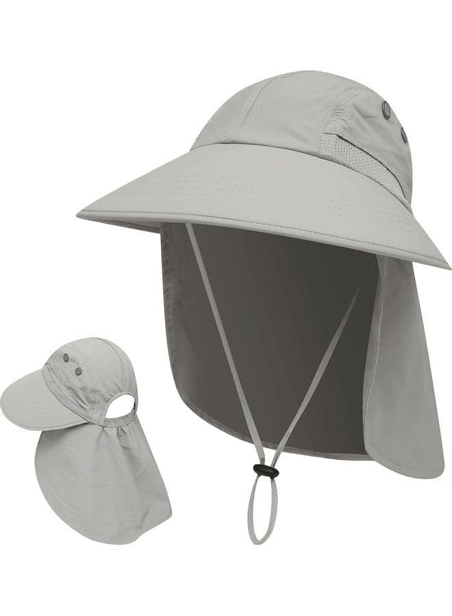 Wide Brim Summer Cap Sun Hat with UV Protection 30 by 25 Centimeters
