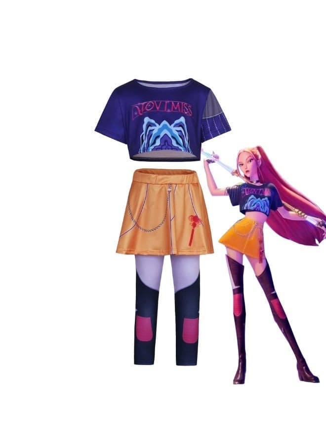Kpop Cosplay Costume Rumi Zoey Mira Cosplay Girls Style Stage Performance Clothes Halloween
