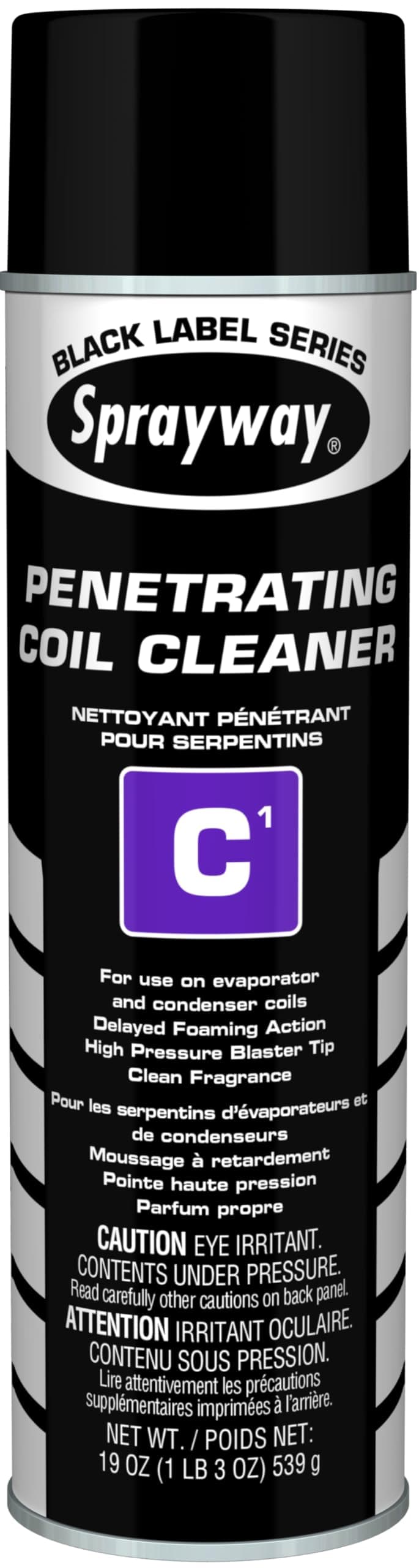 Sprayway SW287 Aerosol C1 Penetrating Coil Cleaner, 19 oz