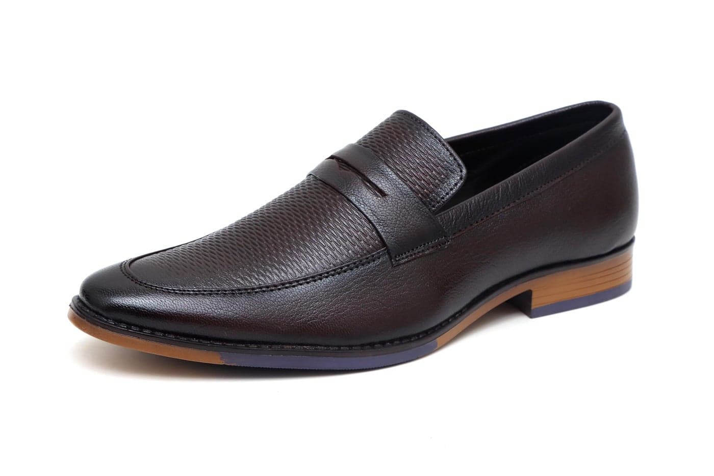 ARAMISH Men's Brown Real Genuine Leather Slip On Loafer Shoes - 6 UK
