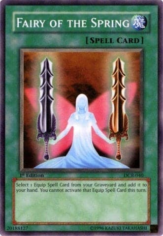 YuGiOh Fairy of The Spring DCR040 Dark Crisis 1st Edition Common