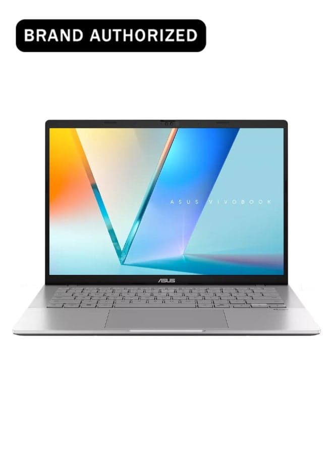 Vivobook S14 Laptop, Intel Core 5 210H Processor, 16GB RAM, 512GB SSD, 14" WUXGA Display, Windows 11 Home, Backlit English & Arabic Keyboard, Cool Silver, 1 Year Warranty | S3407VA-LY076W Cool Silver