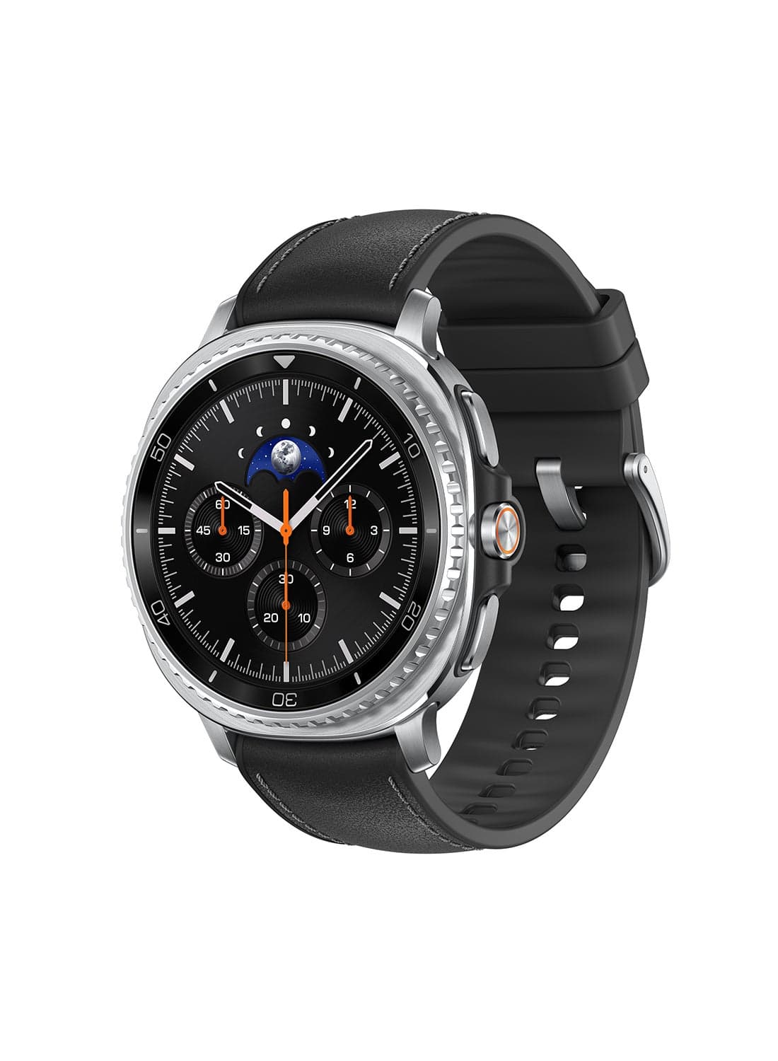 Galaxy Watch 8 Classic 46mm (Middle East Version) GPS Smartwatch, Cushion Design, Rotating Bezel, Quick Button, 3nm Processor, Sleep Coaching, Running Coach Black