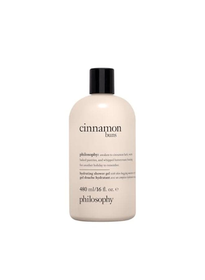 philosophy cinnamon bun shampoo shower gel bubble bath 16 oz