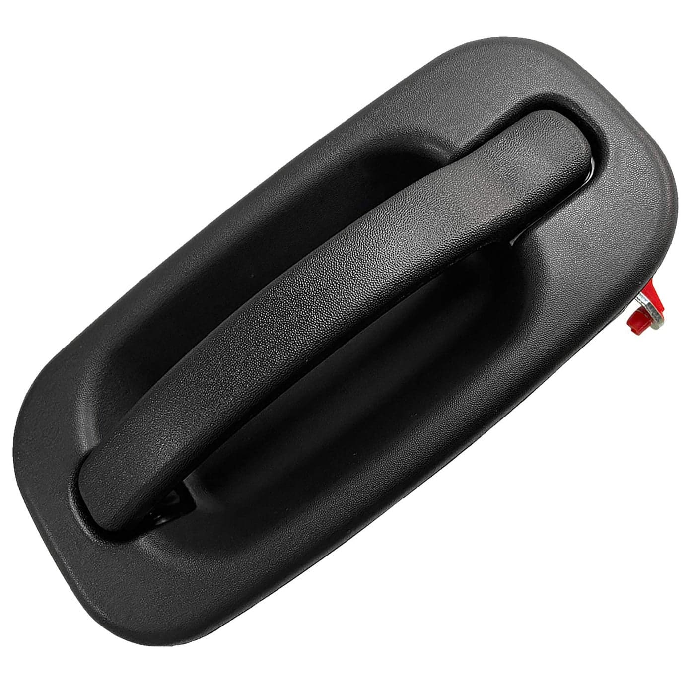 NPAUTO Exterior Front Passenger Side Door Handle Compatible with 1999 2000 2001 2002 2003 2004 2005 2006 2007 Silverado GMC Sierra Tahoe Yukon XL Avalanche 1500 2500 HD Black No Keyhole