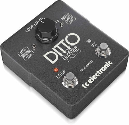 TC Electronic DITTO X2 LOOPER Highly Intuitive Looper Pedal with Dedicated Stop Button and Loop Effects