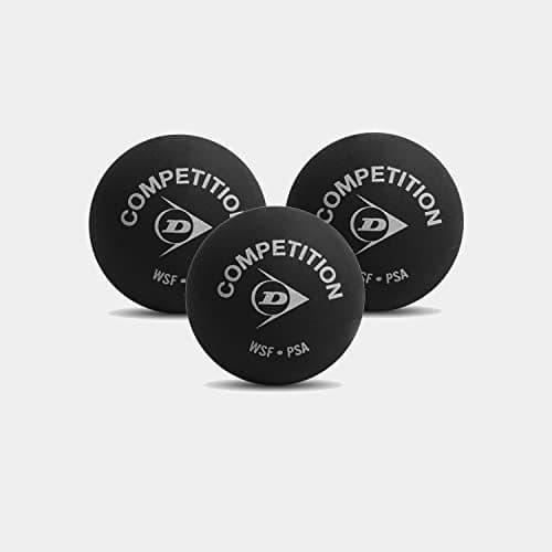 Dunlop Single Dot Squash Ball (3, Single-DOT)