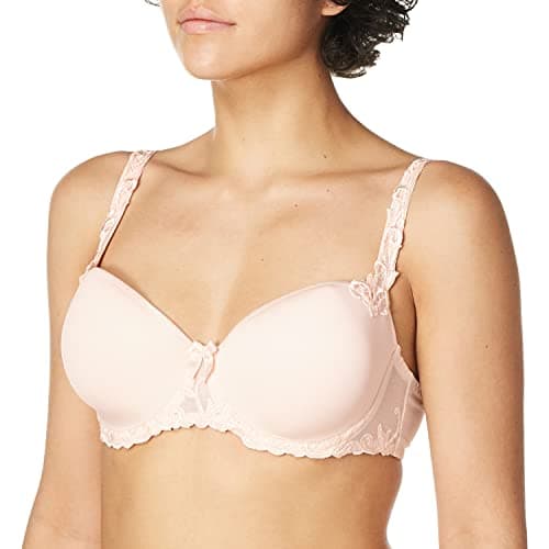 Simone Perele Women’s Andora 3D Molded-Cup Bra: French T-Shirt Bra Style, 40E, Blush