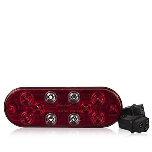 Maxxima M63354-HYB Low Profile Oval Hybrid STT/BU Lightings Surface Mount 2 Female PL-3 Connectors