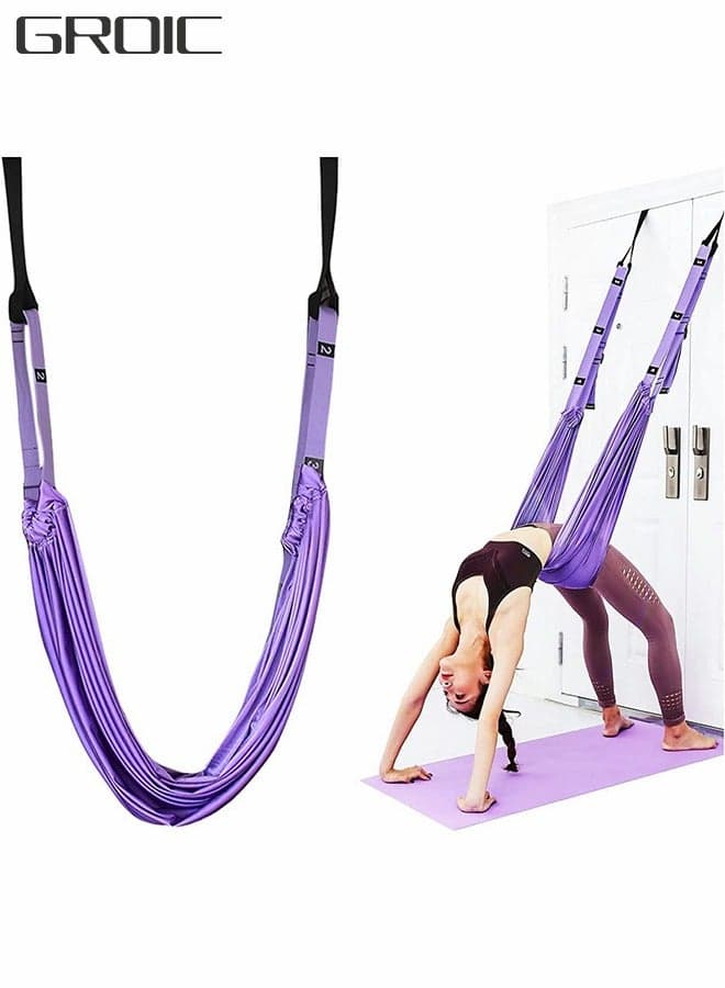 Low Back & Leg Stretch Belt – Auxiliary Trainer for Aerial Yoga & Gymnastics