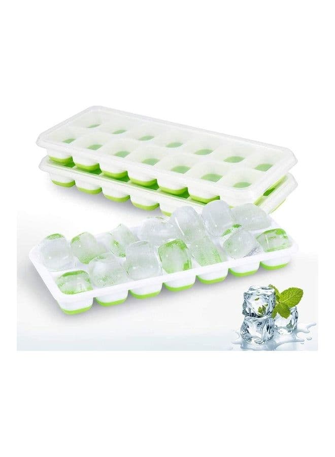 Multicolor Ice Cube Trays with Lids