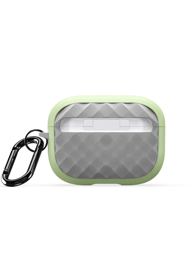 Case Cover For AirPods Pro DUX DUCIS PECC Series Earbuds Box Protective Case Green Grey