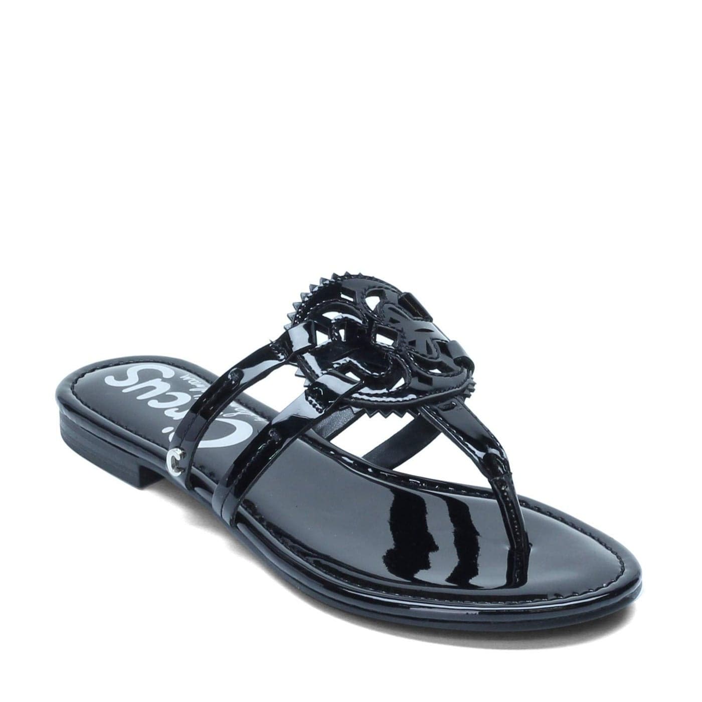 Circus NY by Sam Edelman Womens Canyon Sandal black patent 9 M US