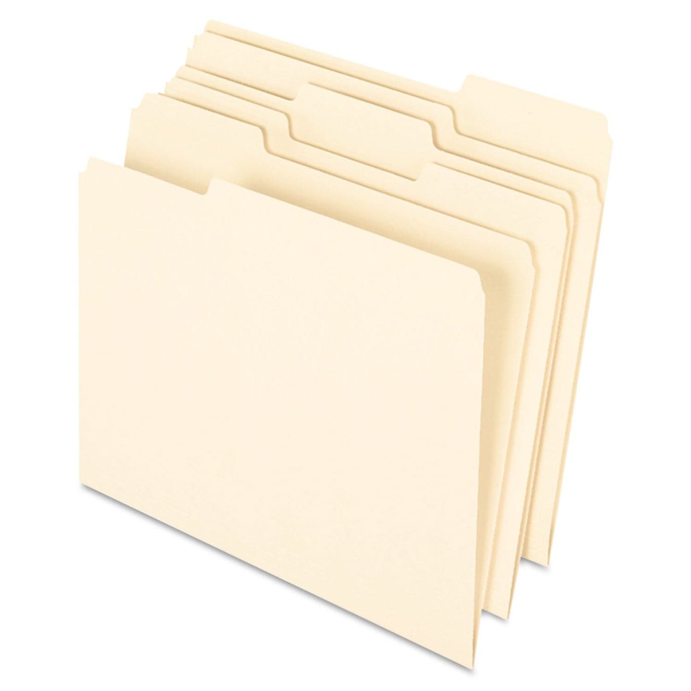 Earthwise by Pendaflex 74520 Recycled Paper File Folder, 1/3 Cut, Ltr, Manila (Box of 100)