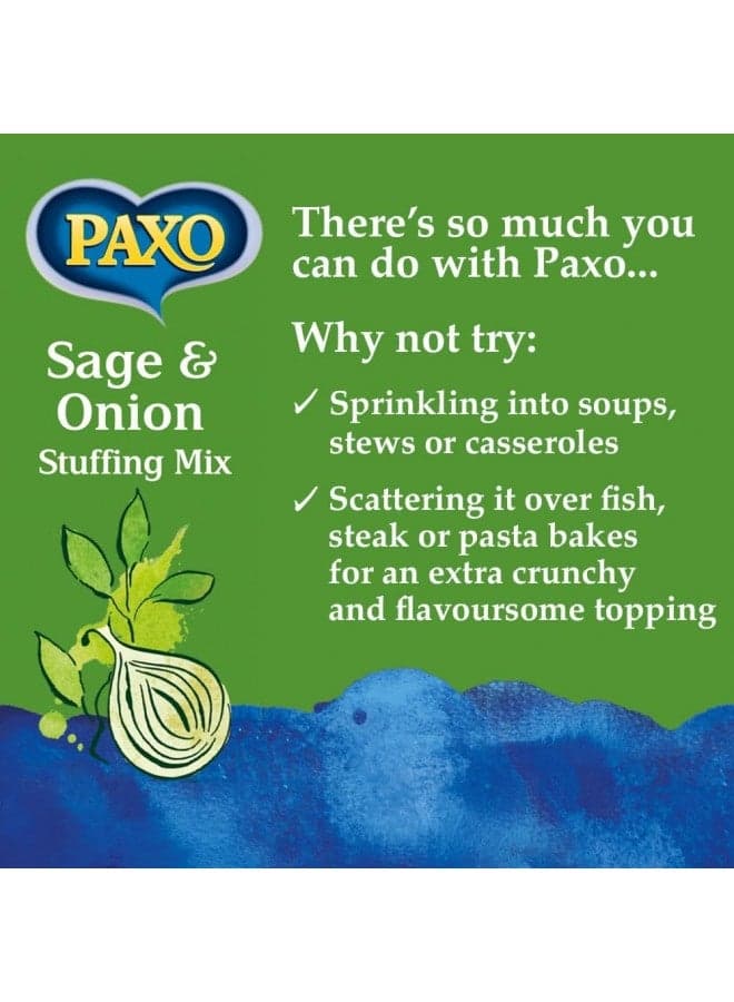 Paxo Sage And Onion Stuffing Mix - 85G - Pack Of 4 (85G X 4)