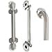18 Inch Shower Grab Bar 2 Pack Brushed Nickel SUS304 Safety Bathroom Grab Bars with Concealed Screws 500lbs Support Assist Bath Handle Balance Bar for Handicap Elderly Pregnant