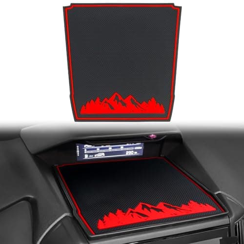 MOCHENT Dashboard Mats for Subaru Crosstrek Accessories 2023-2018, Forester 2019-2024, Impreza 2018-2023, Interior Non-Slip Dash Mat Pad Liner (Red)