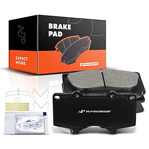 A-Premium Front Ceramic Brake Pads Set Compatible with Toyota and Lexus Models - Tacoma 2005-2022, Tundra 2000-2006, 4Runner 2003-2022, FJ Cruiser 2007-2014, Sequoia, GX460, GX470