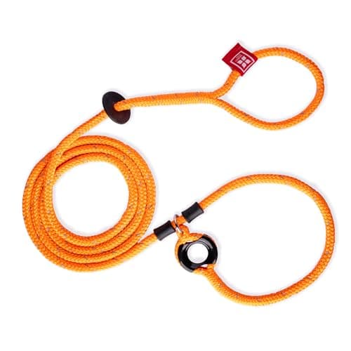 Harness Lead No Pull Dog Harness and Leash Set, Anti Pull Dog Harness for All Breeds and Sizes, One-Piece Cushioned Rope Design Safely Prevents Escaping and Pulling (Medium/Large, Orange/Reflective)