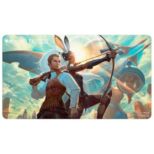Ultra PRO Final Fantasy x Universes Beyond Baltheir and Fran Playmat for Magic The Gathering Card Game Playmat Final Fantasy Collectibles Desk Mat Mousepad