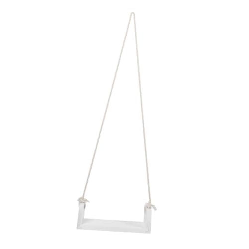 Beatifufu Baby Photo Prop Swing Wooden Newborn Photography Prop with Rope Infant Swing for Studio and Home Photo Shoots 5X126X5 Inches