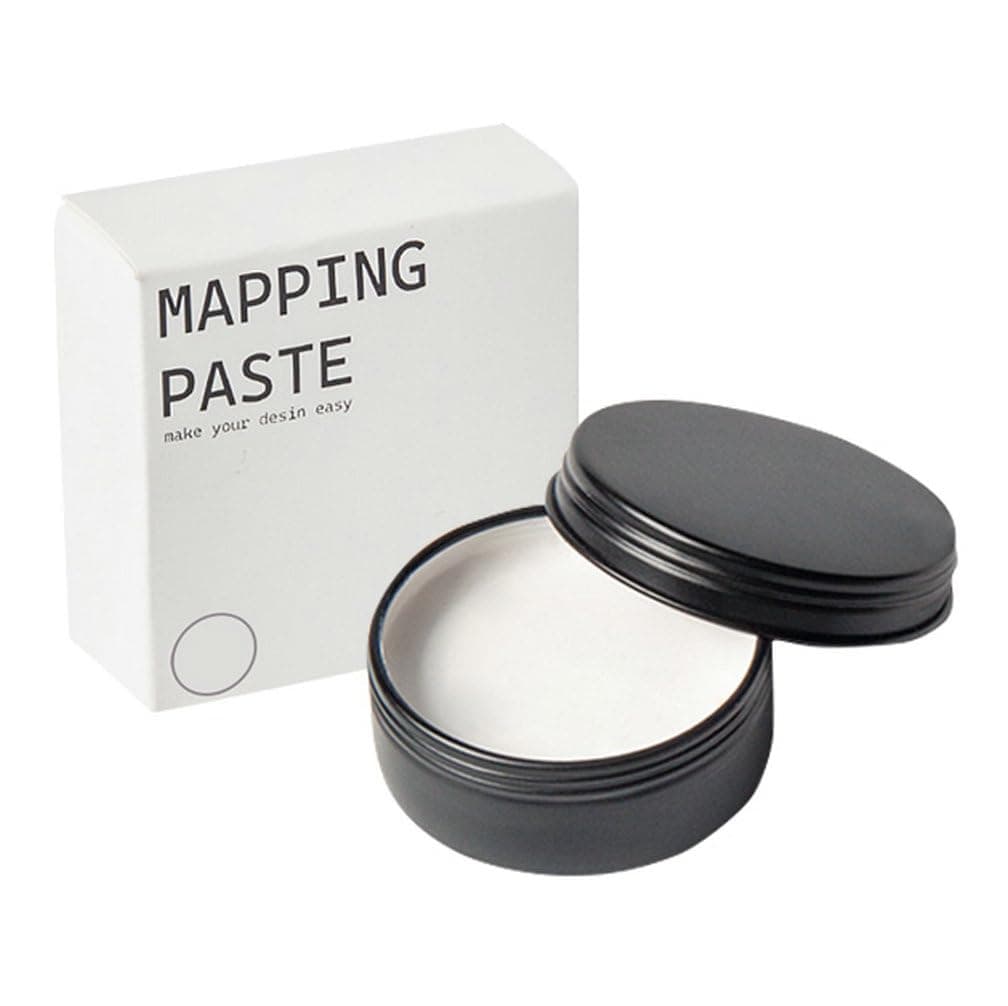 Mapping Paste 20g07oz Mapping Brow Paste for Eyebrow and Lips Measuring Brow Contour Paste for PMU Microblading Supplies and Eyebrows Design Marking White