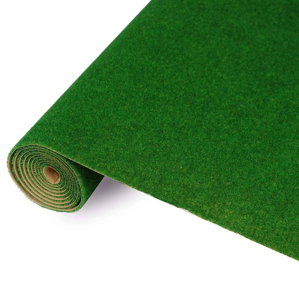 CP122 Artificial Model Grass Mat Trains Dark Green 40x100cm or 157 x 39 for Decoration Craft Scenery Model DIY
