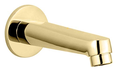 Aquieen Luxury Series Wall Mounted Spout with Wall Flange - Entice Collection (Gold)