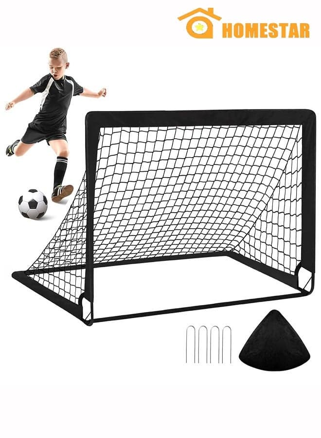 Soccer Goals with Portable Bag, Soccer Nets, Training Equipment for Kids, Youth Games, Sports, Fit for Family Game