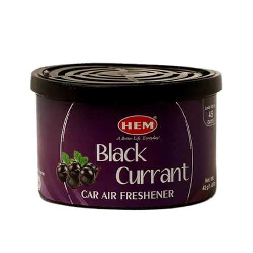 Hem Black Currant Car Air Freshener - 42g | Natural Car Perfume | Refreshing & Long-Lasting Fragrance | Easy to Use & Compact Design that Perfectly Fits | Ideal for On-the-Go Air Freshening