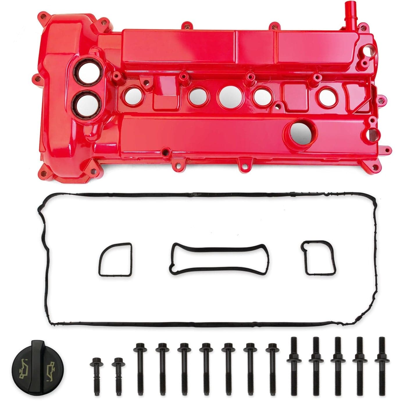 MITZONE Aluminum Valve Covers Compatible with Ford Focus EcoSport S SE SEL ST Titanium 20L L4 Gas Flex 20142022