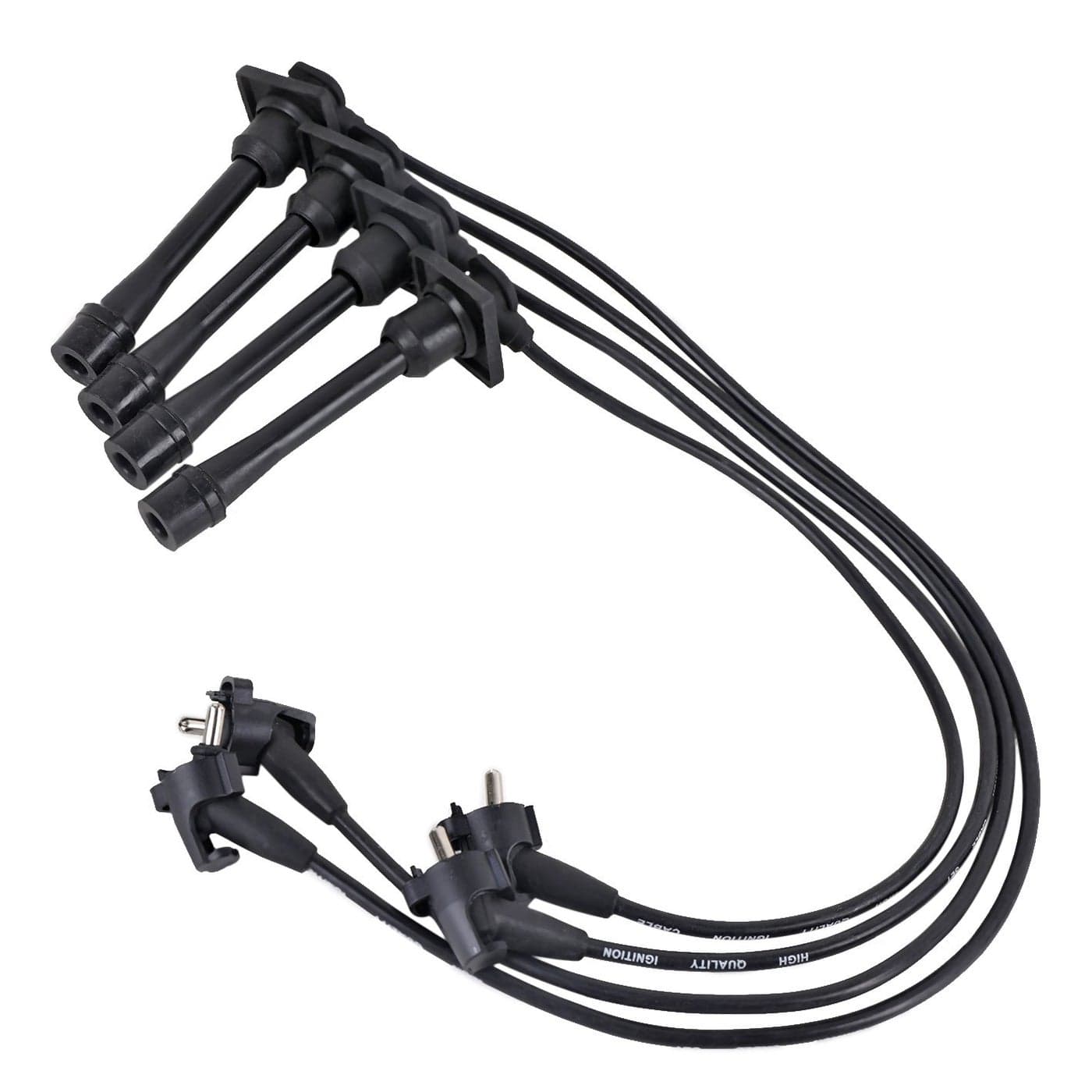 AutoPart T ST-4153 5mm Ignition Spark Plug Wire Set for 1993-1997 Geo Prizm and Toyota Corolla