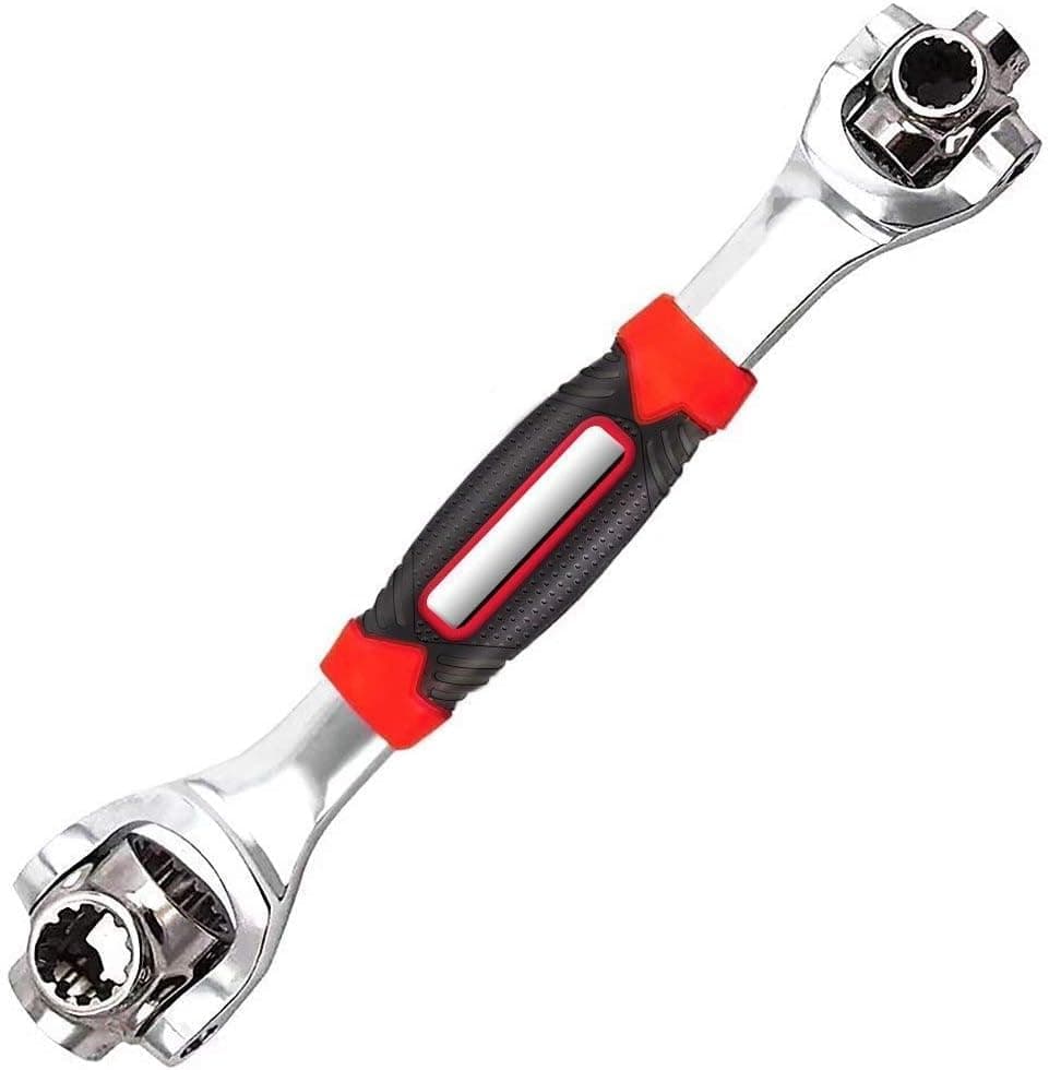 URM Enterprises Universal 48 in 1 Fixed Square Hex Torx Socket Wrench Multifunction Wrench Tool with 360 Degree Rotating Head Spanner Tool