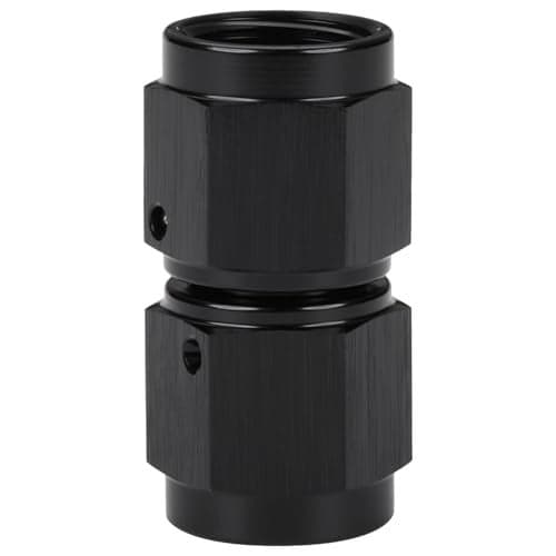 Podavelle 6AN Female to 6AN Female Straight Swivel Coupler Fitting Adapter Union Aluminum Black
