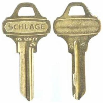Key Blank C123 CommercialResidential 6P