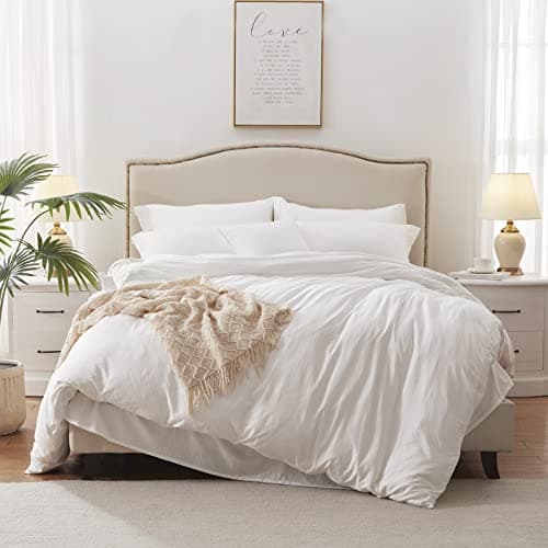 MILDLY Super Soft Duvet Cover 2pcs 100 Washed Microfiber October Mist Sage Comforter Cover Set with Zipper Closure Corner Ties No Comforter