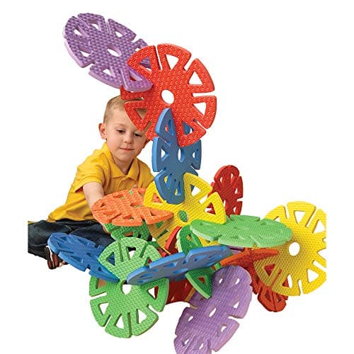 Constructive Playthings MultiNotched Plastic Builders Set of 24