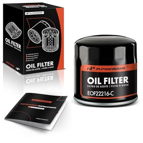 APremium 10K Miles Protection Spin On Oil Filter Compatible with Ford for Toyota Nissan Jeep Dodge Chrysler Mitsubishi Plymouth Renault Eagle Freightliner Mercury Alfa Romeo