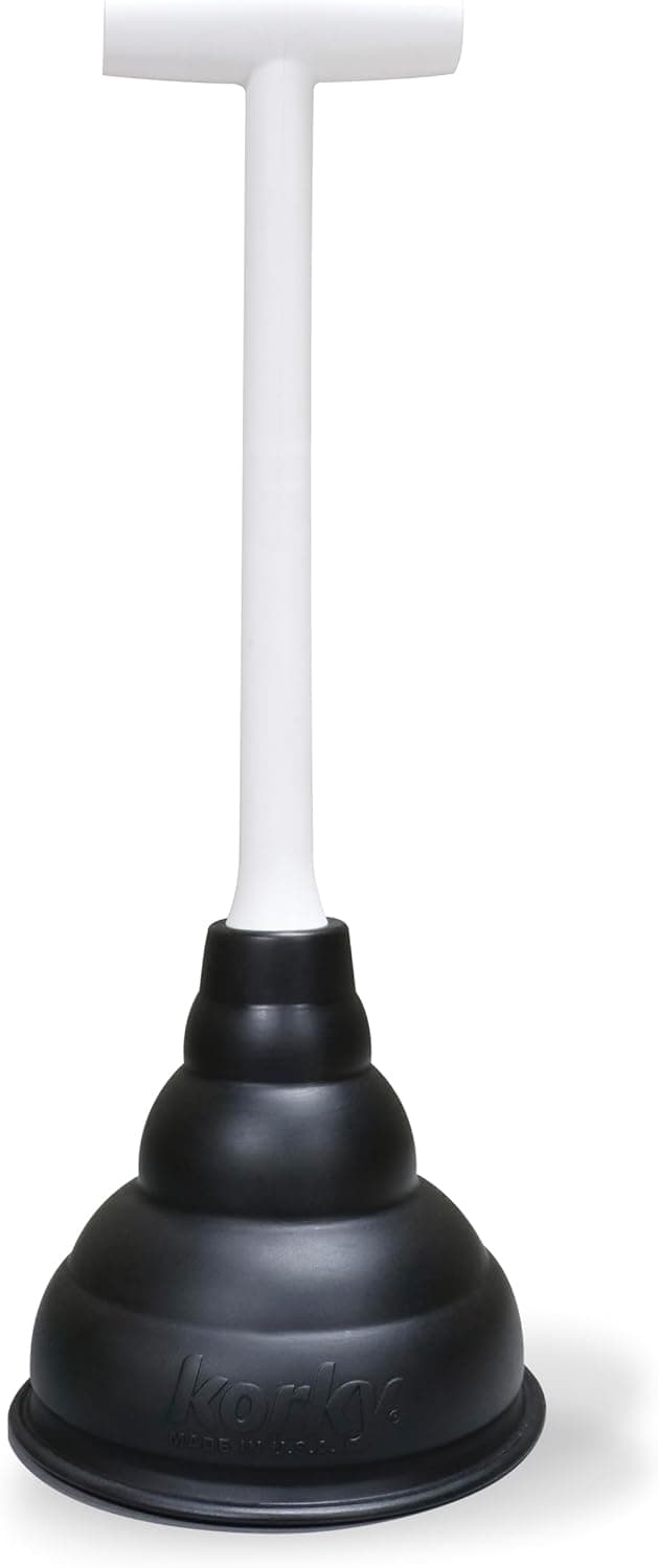 Korky Beehive Mini Sink and Drain Plunger Works for Bathrooms Kitchens Sinks Baths and Showers Strong Suction Power for Easy Clog Removal