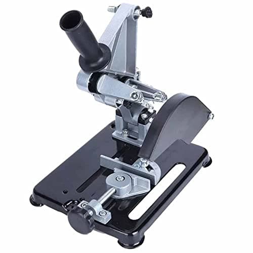 Angle Grinder Stand Depth Adjustable To Cutting Woodworking Table Tool with Guide Ruler Hand DIY Cutting Stand Power Tool (Material : Aluminium, Type : Angle Grinder Stand, Compatible : 100mm/125mm)