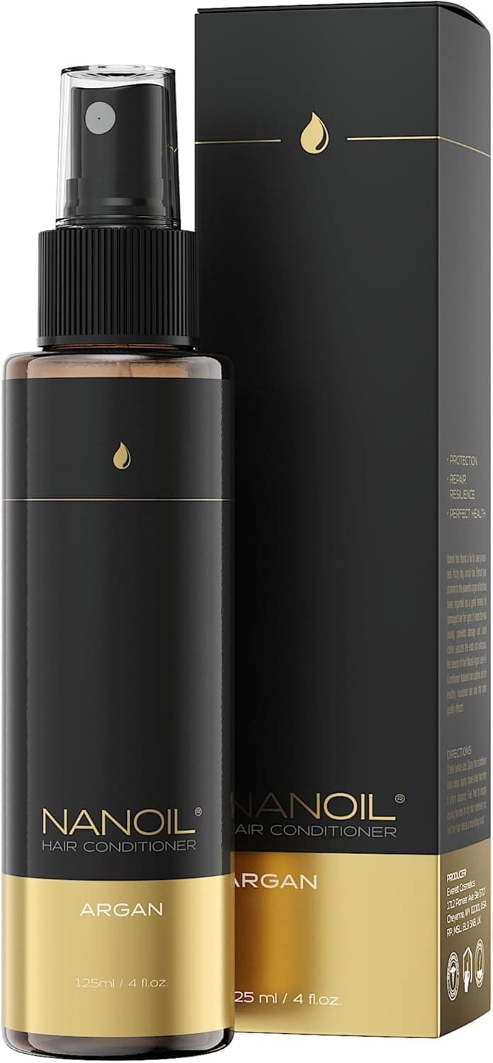 Nanoil Argan Hair Conditioner 125ml BiPhase Hair Conditioner Strengthening Smoothness Perfect Health