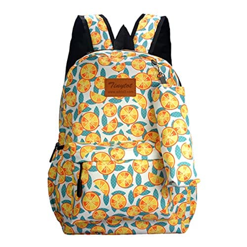 Tinytot 20 Litre Lightweight Waterproof Backpack Bags for Women - 17 Inch College Bag for Girls with Pencil Pouch, Medium School Bag for Girls 8+ Years, Office & Picnic Bag