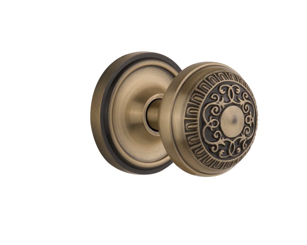 Nostalgic Warehouse Classic Rosette with Egg Dart Round Door Knob