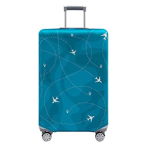 Travelkin Luggage Cover Washable Suitcase Cover Suitcase Protector Anti-scratch Suitcase cover Fits 18-32 Inch Luggage(M for 22-25 Inch Luggage)
