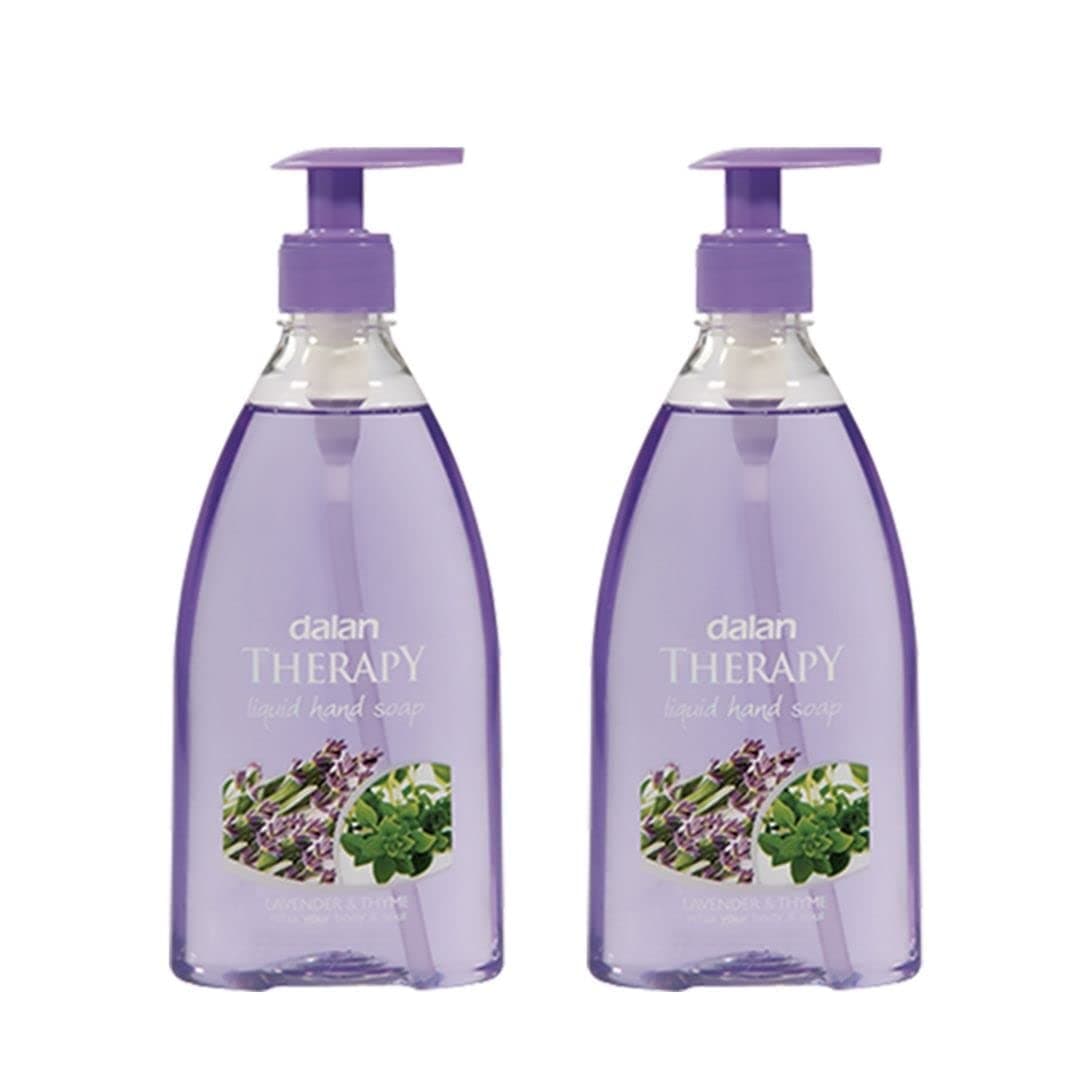 Dalan Therapy Liquid Soap 400 ml from Turkey Pack of 2 Lavender Thyme