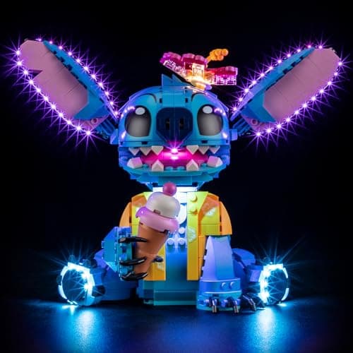 Mililier LED Light Kit for Lego 43249 Stitch SetCompatible with Lego 43249 Building Blocks ModelNot Include Blocks Set