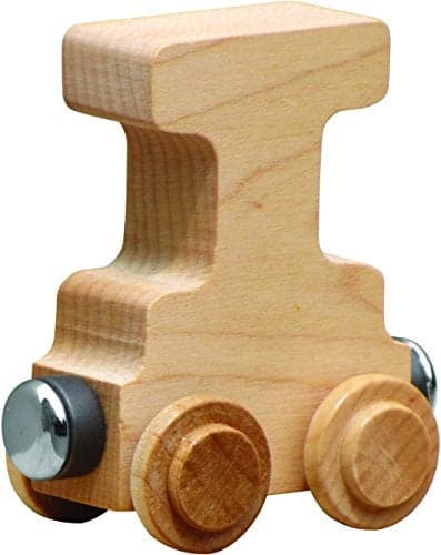 NameTrains Clear Finish Letter Car - Made in USA (I)