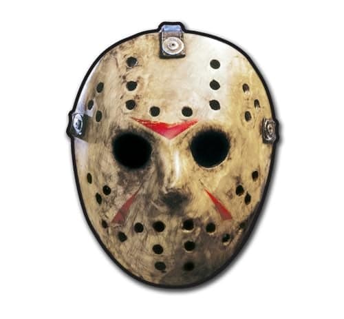 Elektroplate Officially Licensed Jason Friday The 13th Movie Automotive Decal 3.25” x 4.25” | Premium All-Weather Scary Horror Movie Sticker Decal for Cars, Trucks, Cooler, Laptops, and More
